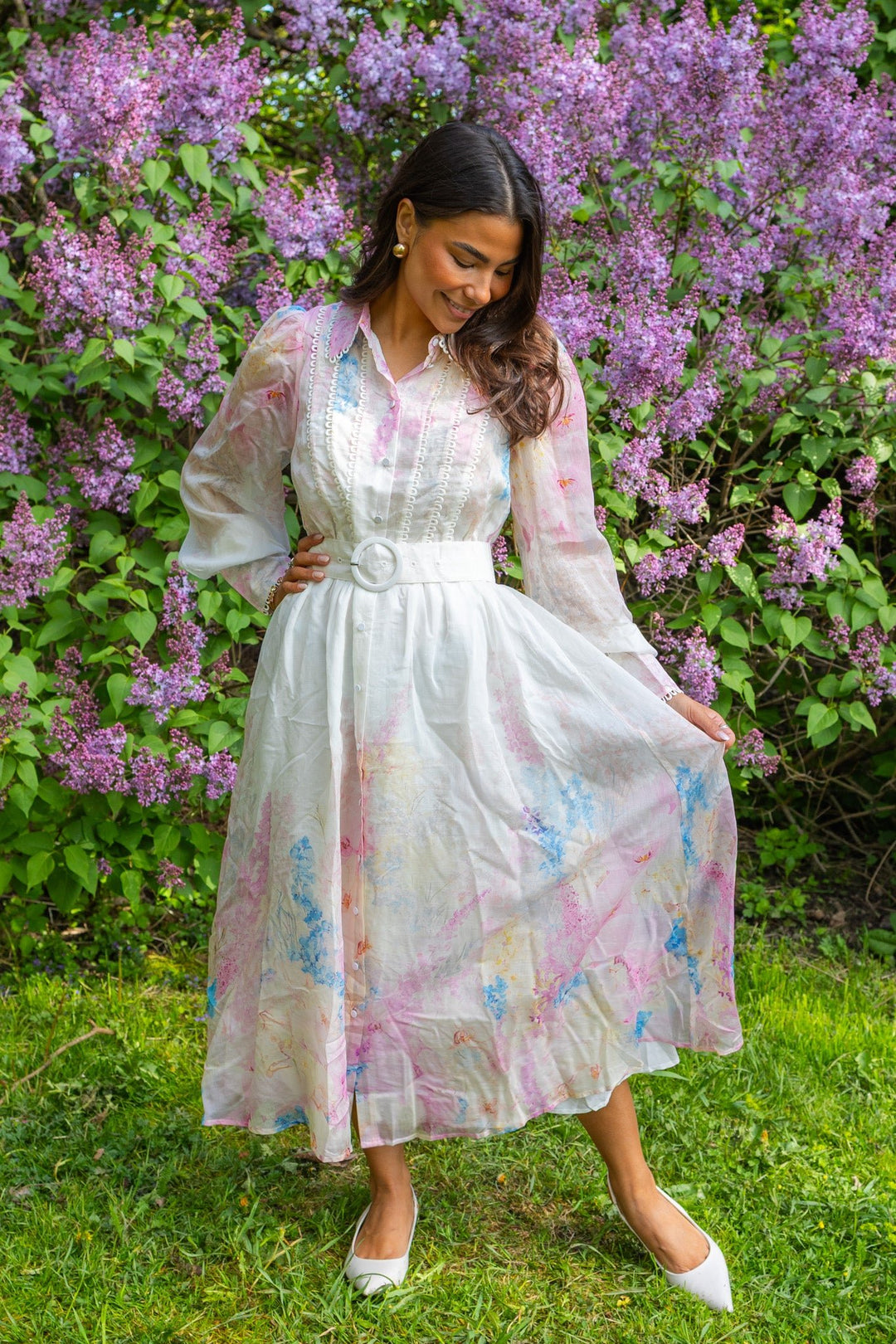 Florence Ls Long Dress Pristine Florence | Kjoler | Smuk