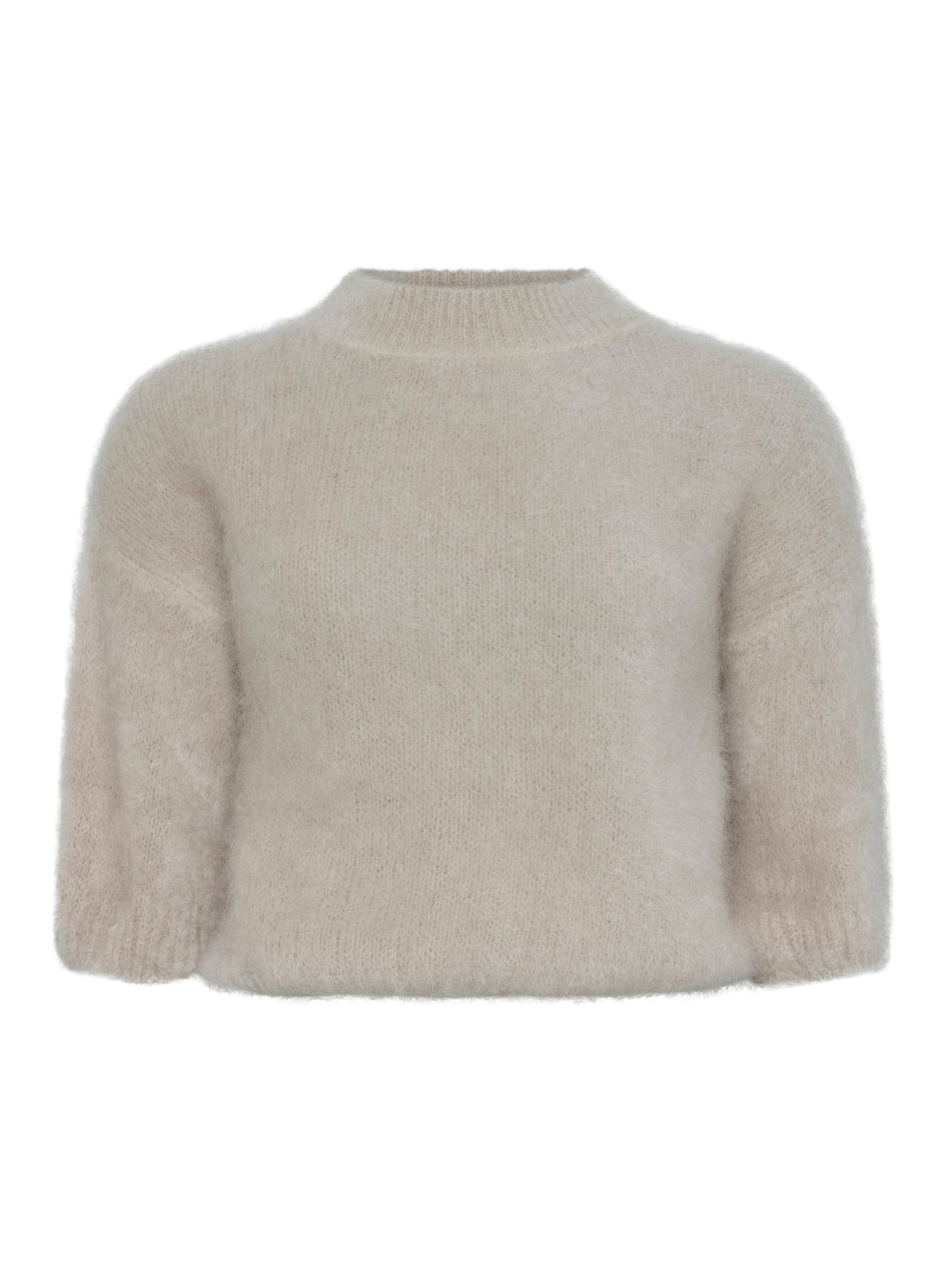 Fluffy Pullover Sand | Genser | Smuk
