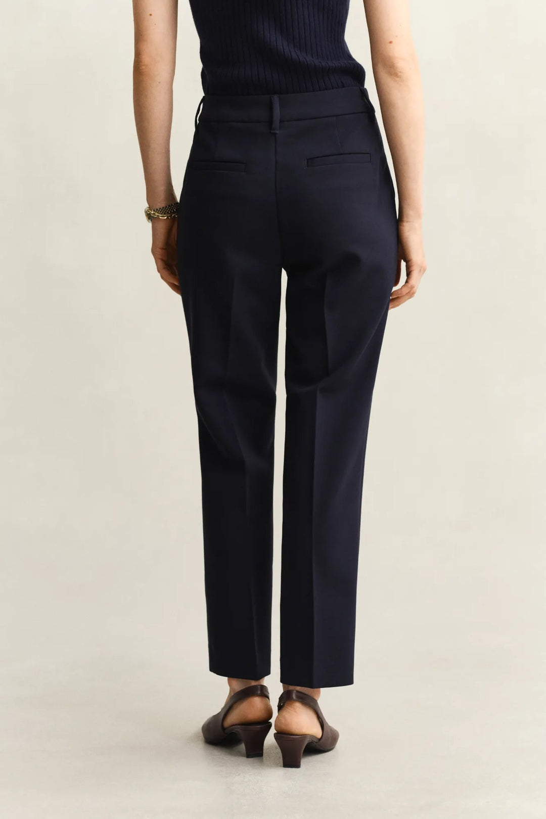 Fluid Slim Slack Pants Evening Blue | Bukser | Smuk