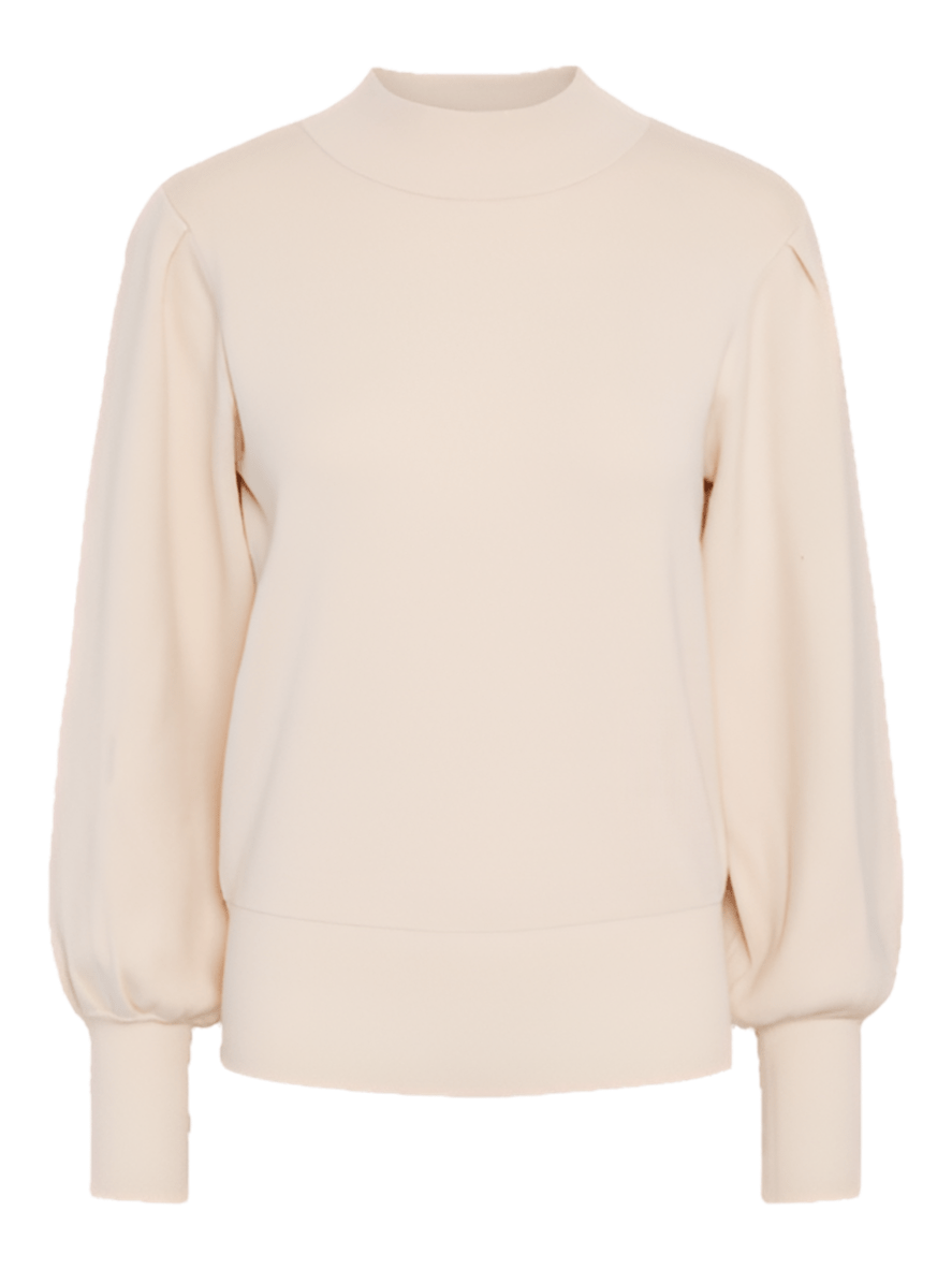 Fonny Ls Knit Pullover Birch | Genser | Smuk - Dameklær på nett