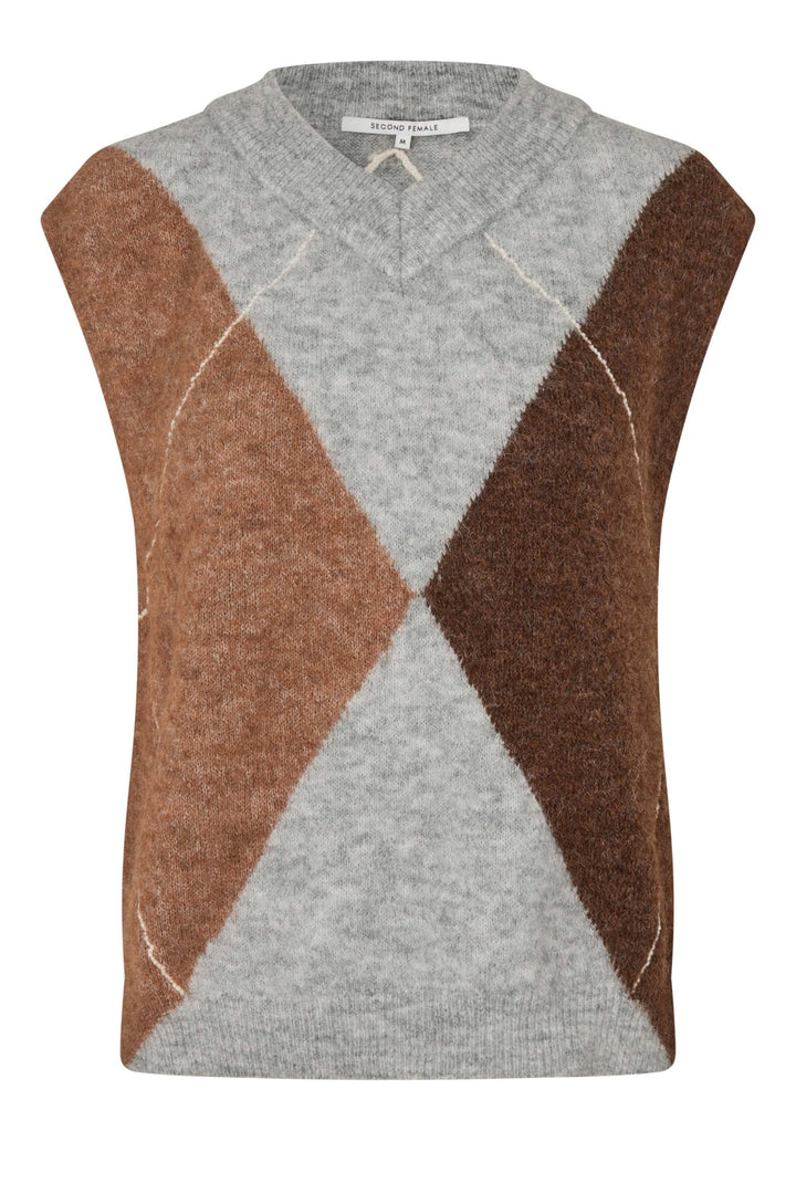 Forca Knit Vest Light Grey Melange | Genser | Smuk