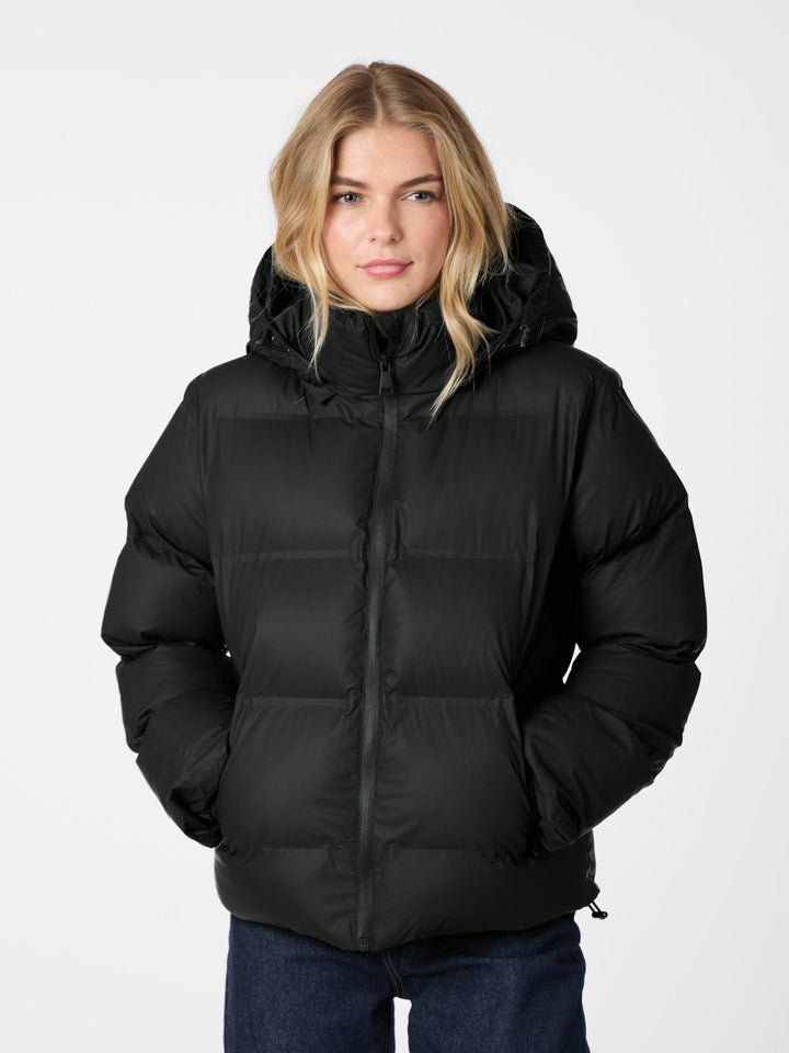 Fox C Puffer Jacket Black | Yttertøy | Smuk - Dameklær på nett