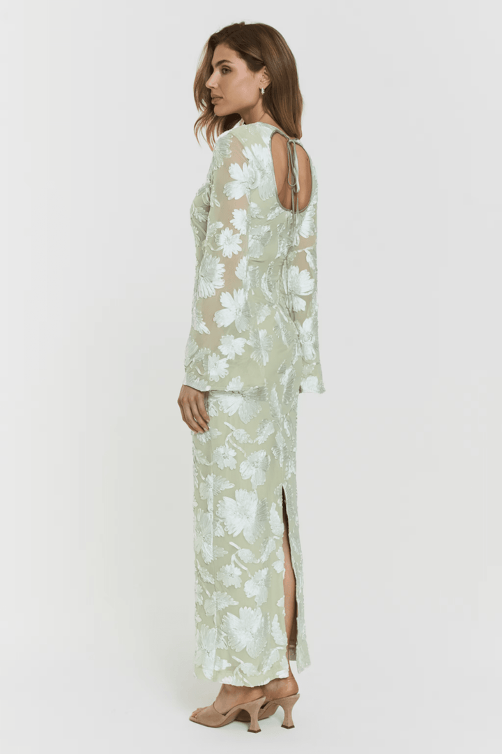 Frances Dress Pale Green | Kjoler | Smuk