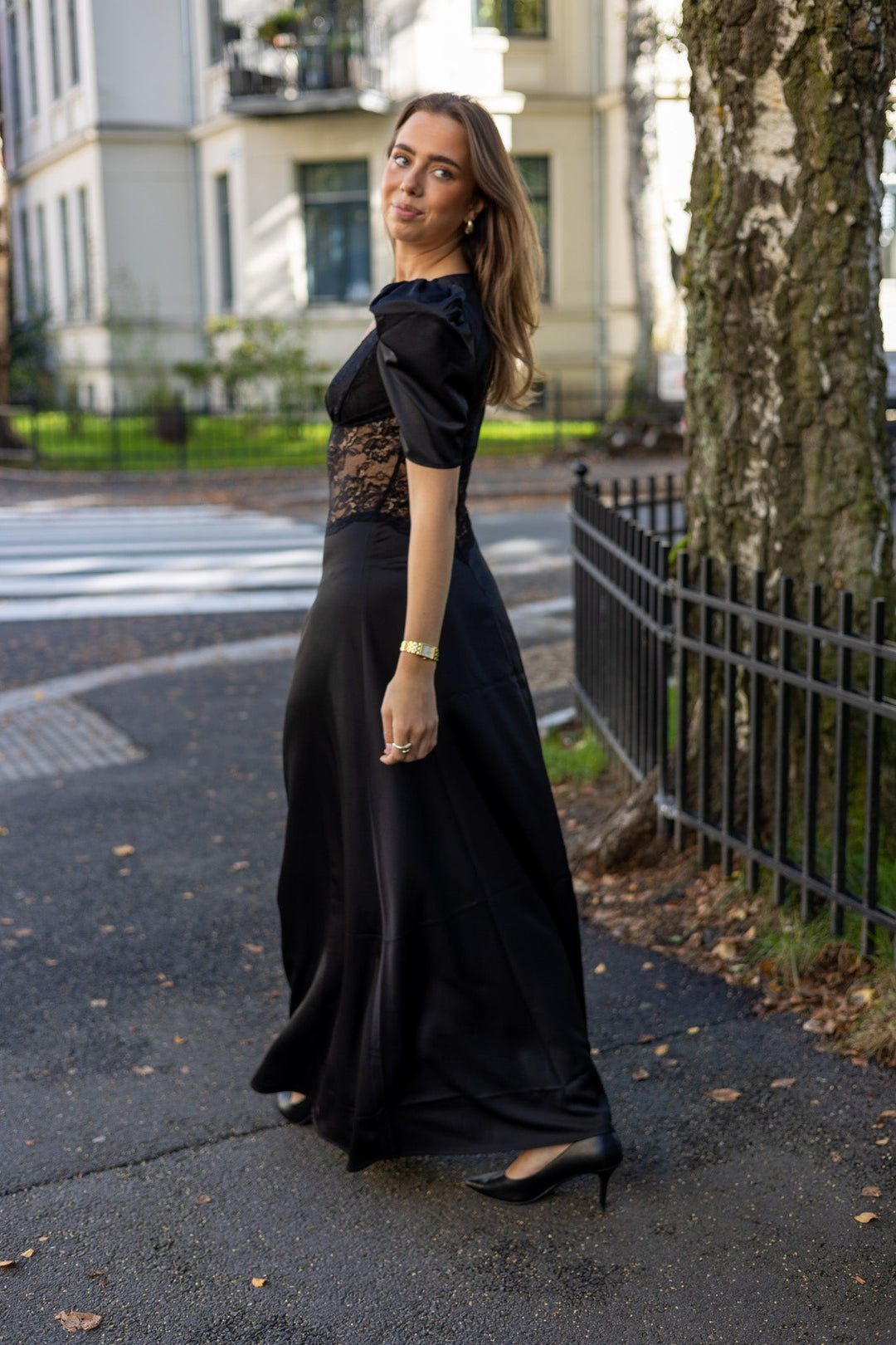 Francis Lace Maxi Dress Black | Kjoler | Smuk - Dameklær på nett