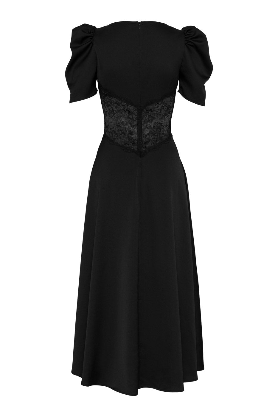 Francis Lace Midi Dress Black | Kjoler | Smuk