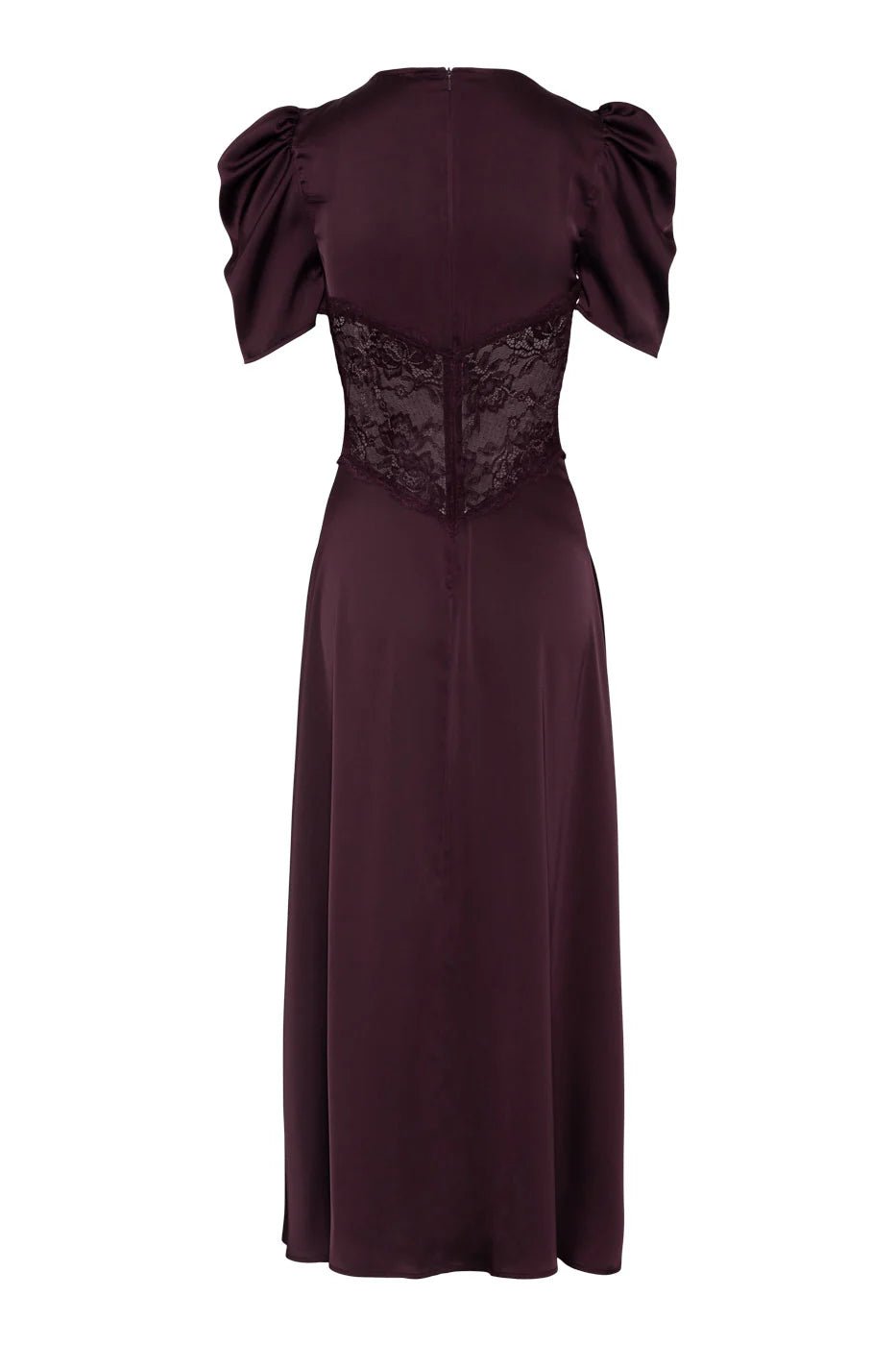 Francis Lace Midi Dress Burgundy | Kjoler | Smuk - Dameklær på nett