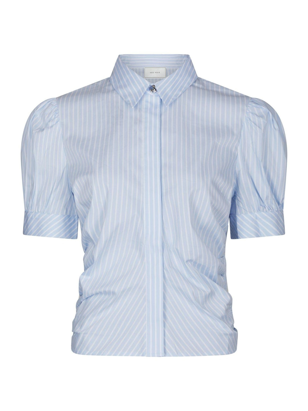 Frannie Soft Stripe Shirt Light Blue | Skjorter og bluser | Smuk