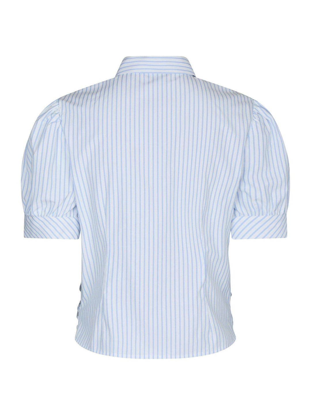 Frannie Stripe Shirt White/Light Blue | Skjorter og bluser | Smuk - Dameklær på nett