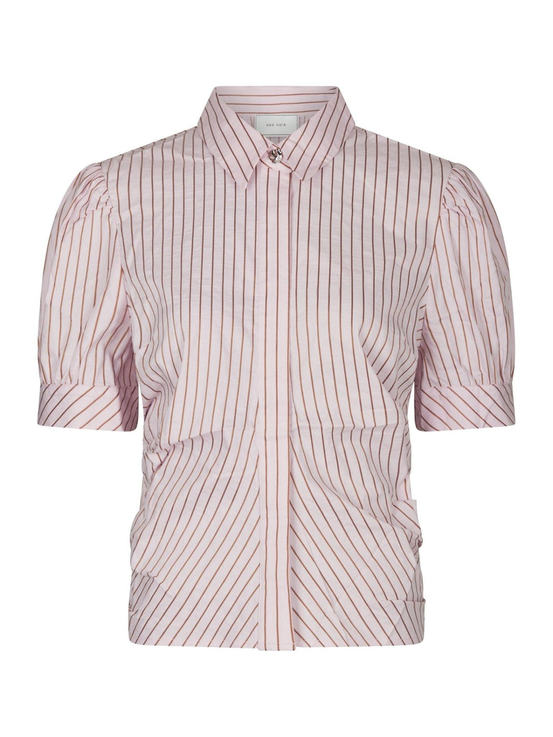Frannie Structure Stripe Shirt Light Pink | Skjorter og bluser | Smuk
