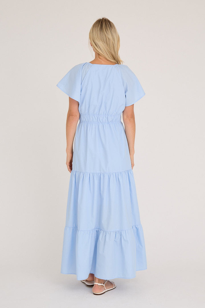 Fransisko Maxi Dress Light Blue | Kjoler | Smuk