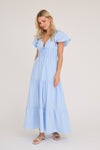 Fransisko Maxi Dress Light Blue