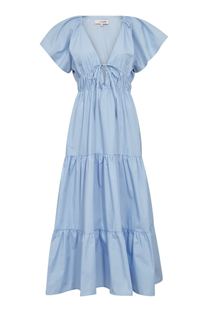 Fransisko Maxi Dress Light Blue | Kjoler | Smuk
