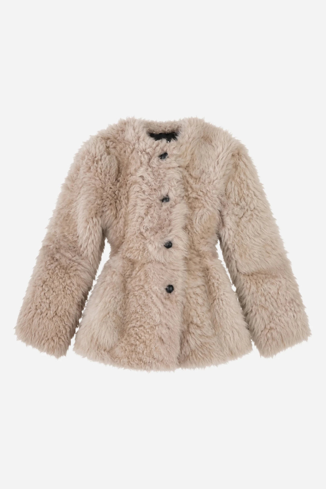 Freya Shearling Jacket Cream | Yttertøy | Smuk