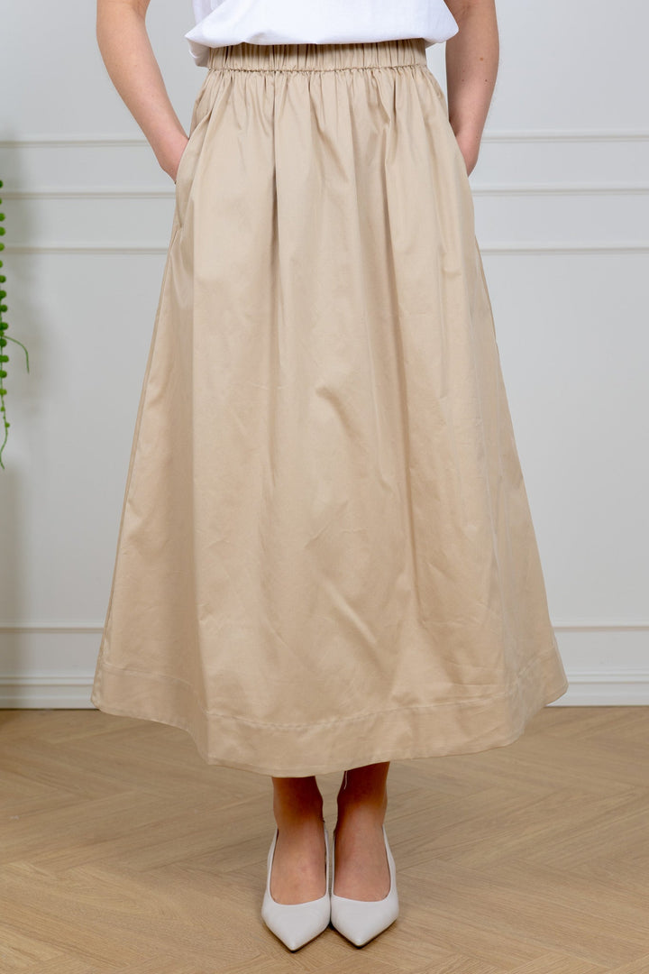 Freya Skirt Beige | Skjørt | Smuk