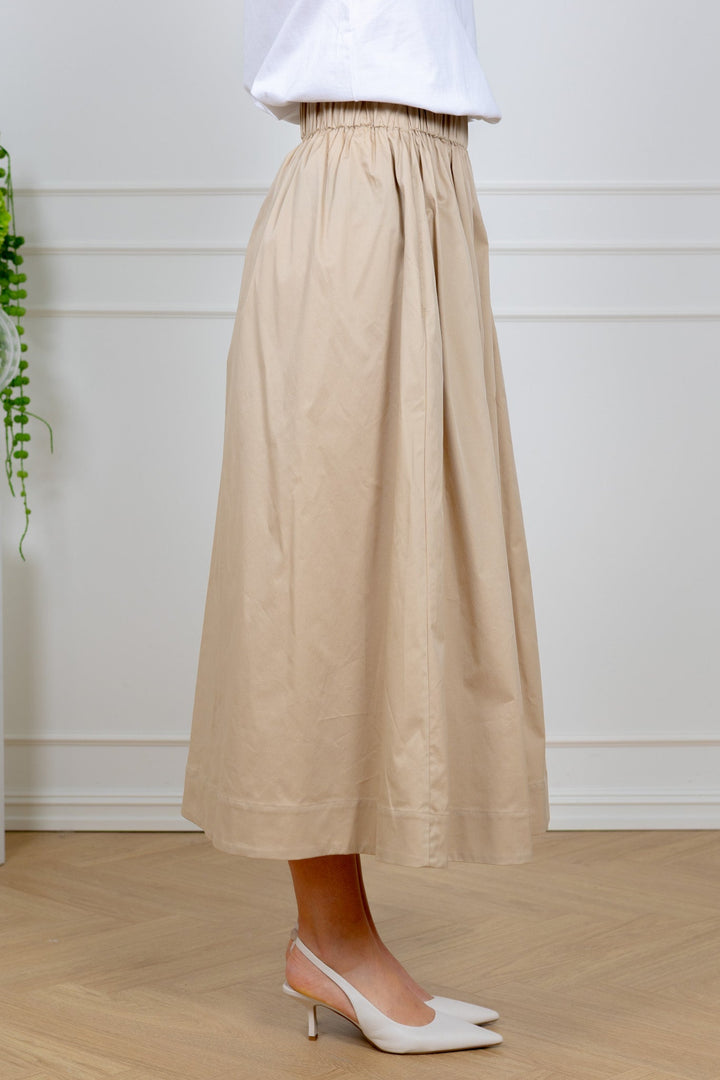 Freya Skirt Beige | Skjørt | Smuk