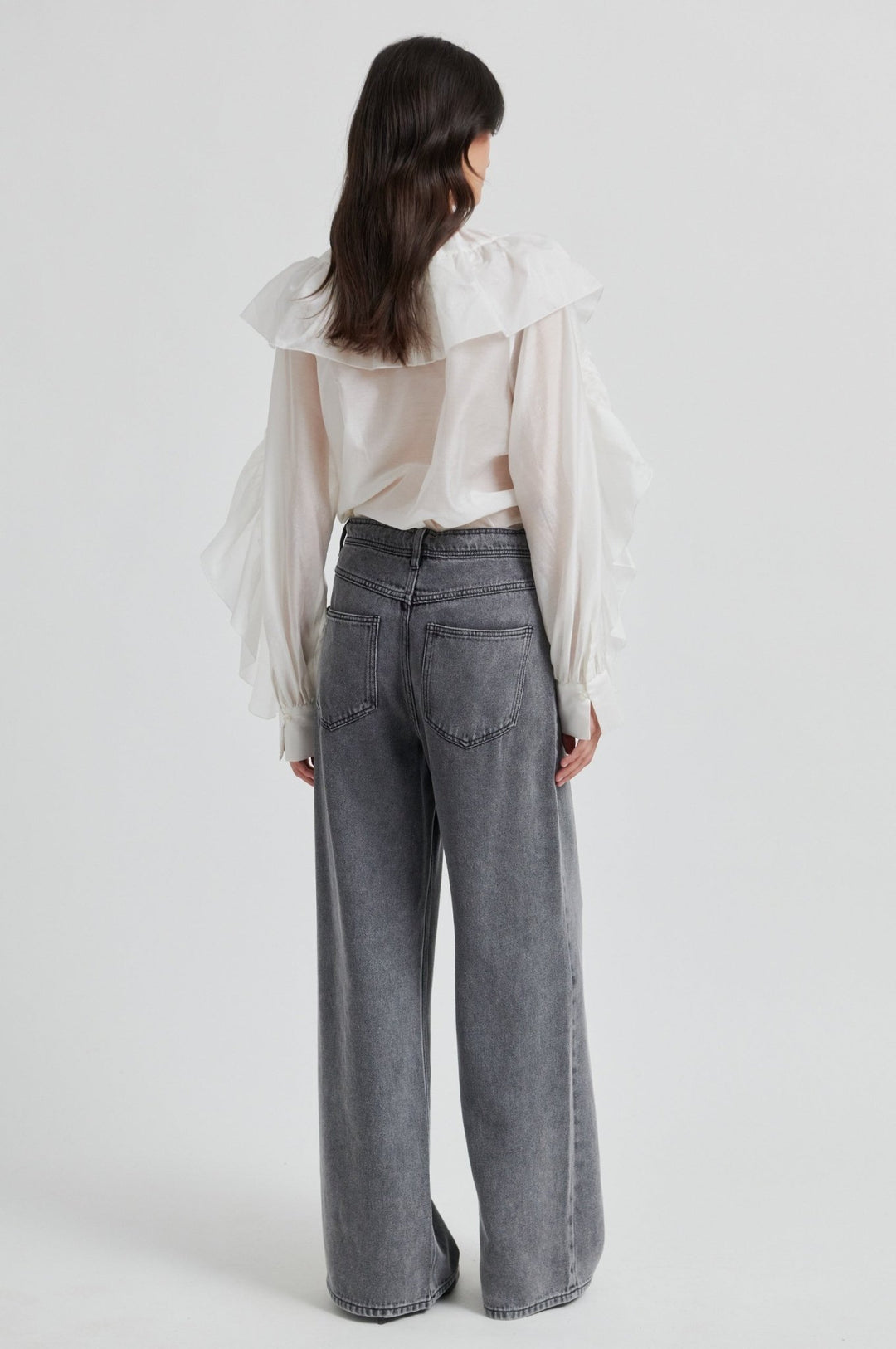 Fria Frill Blouse Tofu | Skjorter og bluser | Smuk - Dameklær på nett