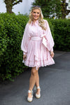 Frill Ranch Dress Light Pink