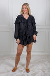 Frill Skirt Shorts Black