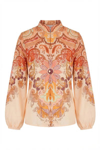 Frime Blouse Beige Paisley