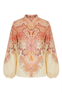 Frime Blouse Yellow Paisley