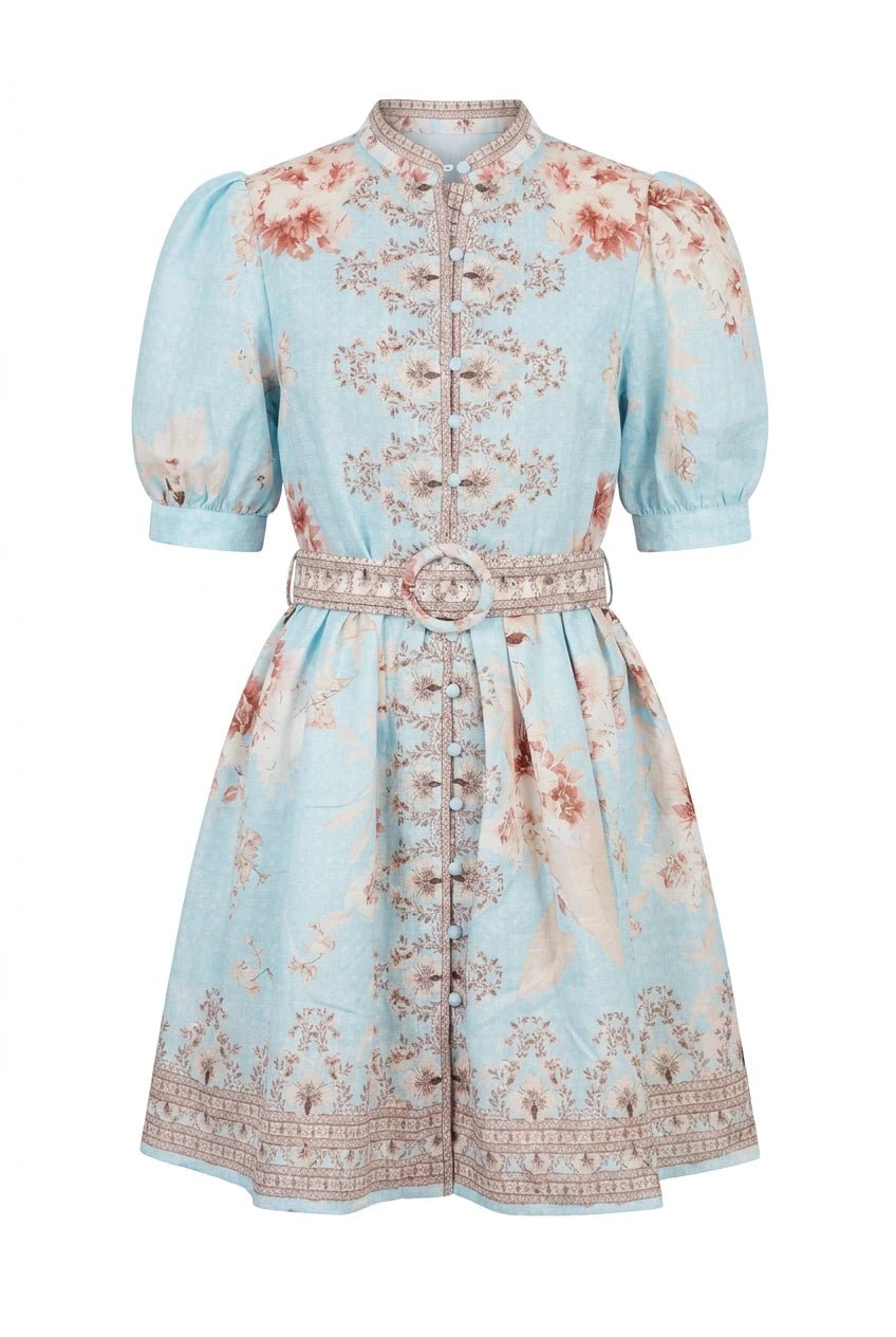 Frime Mini Dress Light Blue | Kjoler | Smuk