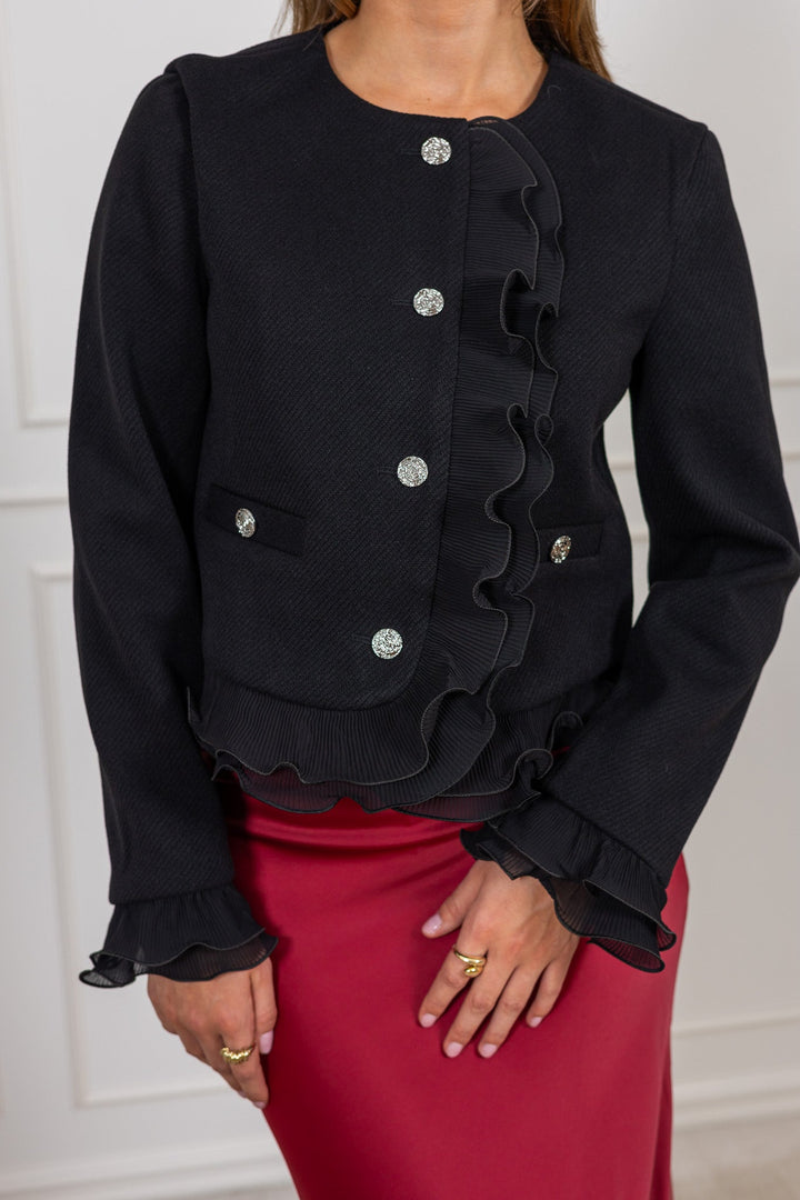 Frino Ls Jacket Black | Genser | Smuk - Dameklær på nett