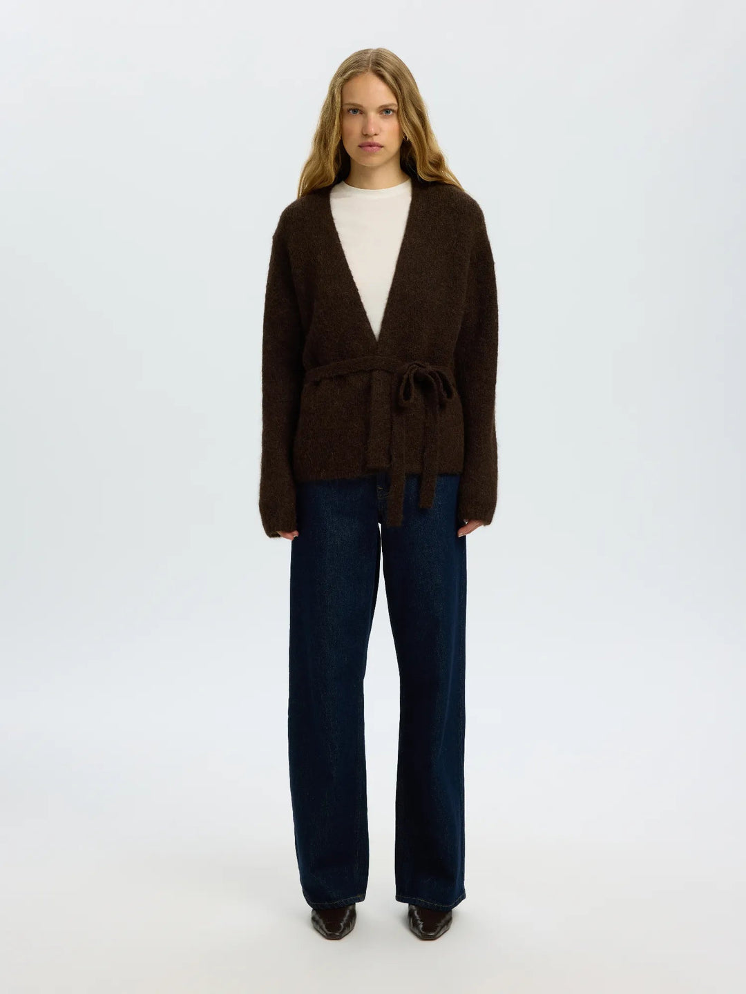 Gabriella Ls Knit Belt Cardigan Delicioso | Genser | Smuk