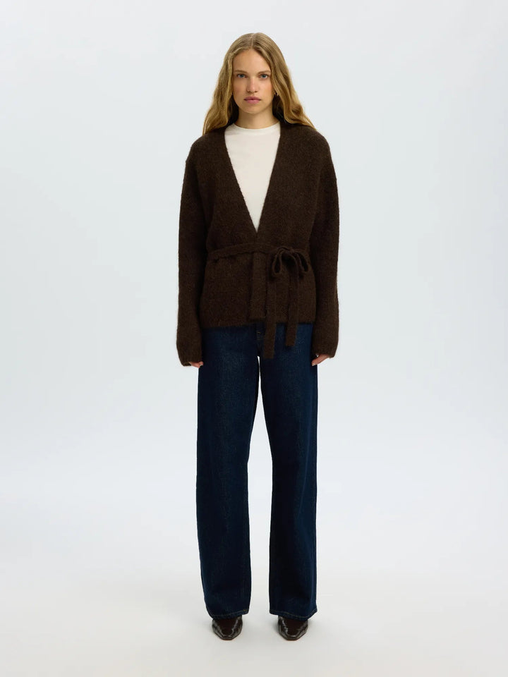 Gabriella Ls Knit Belt Cardigan Delicioso | Genser | Smuk
