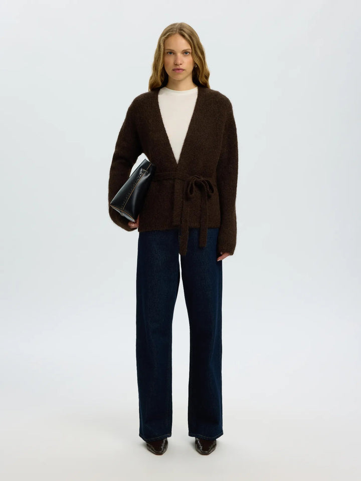 Gabriella Ls Knit Belt Cardigan Delicioso | Genser | Smuk