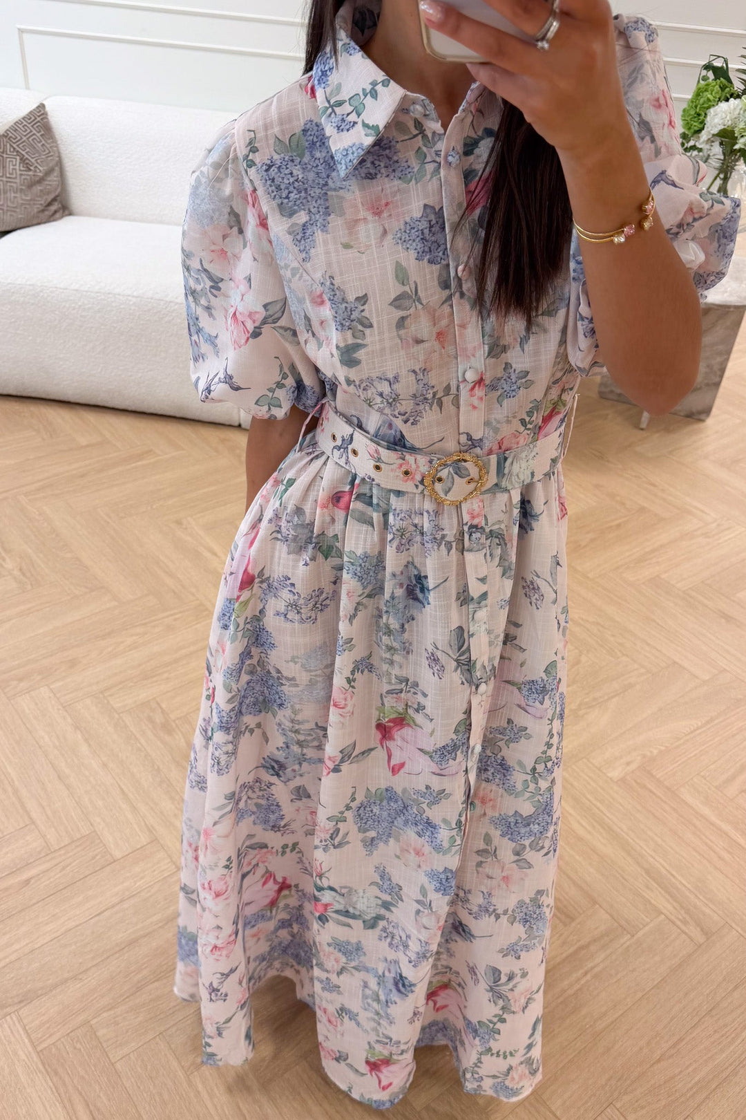 Gaia Maxi Dress Pink | Kjoler | Smuk