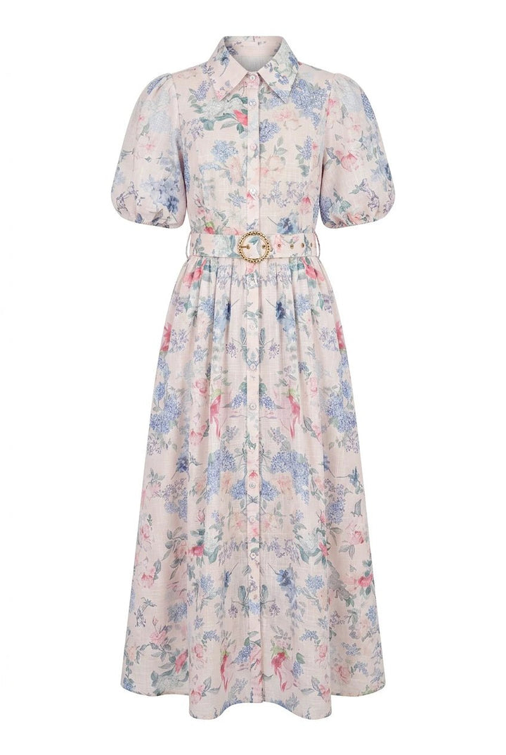 Gaia Maxi Dress Pink | Kjoler | Smuk