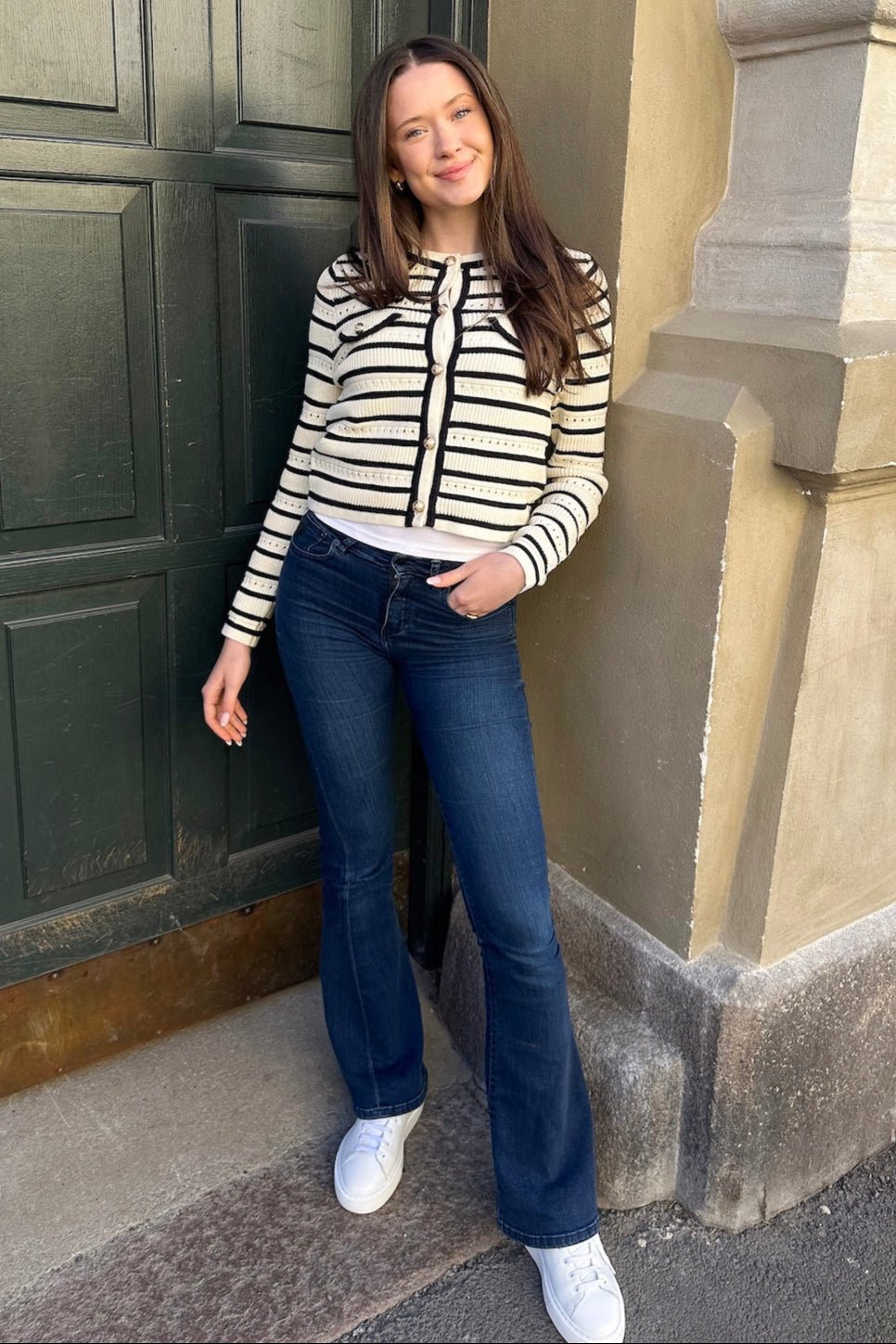 Ganeo Cardigan Creme | Genser | Smuk - Dameklær på nett