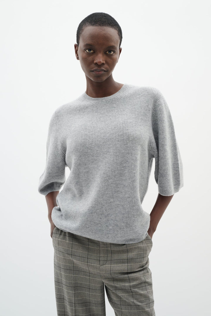 Garoiw Monika Oversize Tshirt Granite Melange | Genser | Smuk - Dameklær på nett