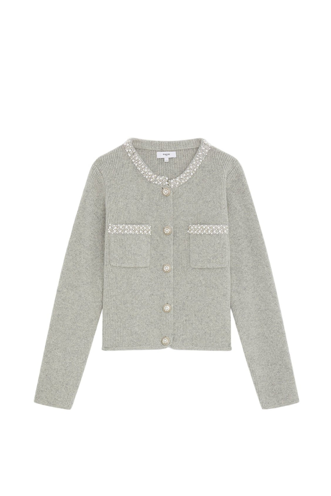 Garvi Cardigan Gris Chine | Genser | Smuk - Dameklær på nett