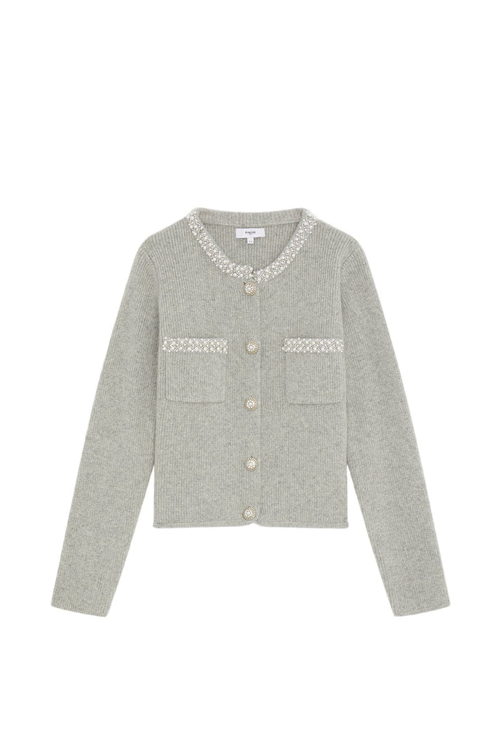 Garvi Cardigan Gris Chine | Genser | Smuk - Dameklær på nett