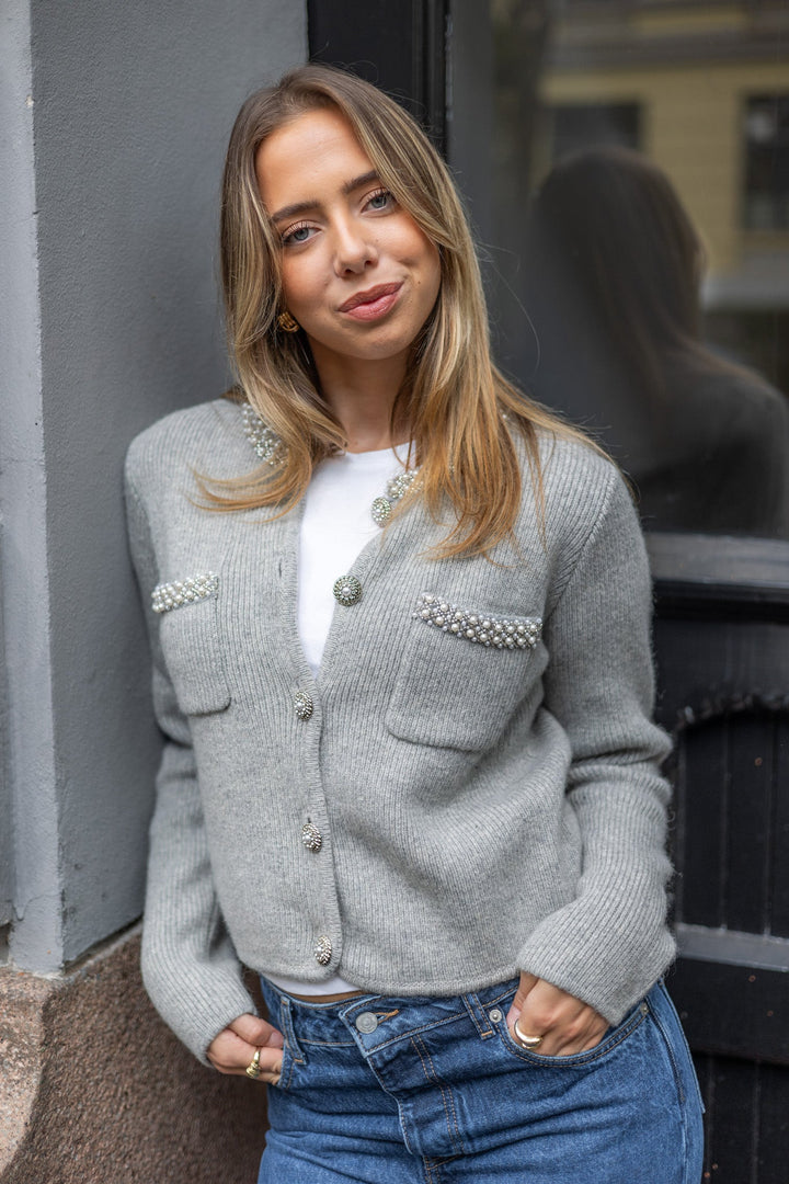 Garvi Cardigan Gris Chine | Genser | Smuk - Dameklær på nett