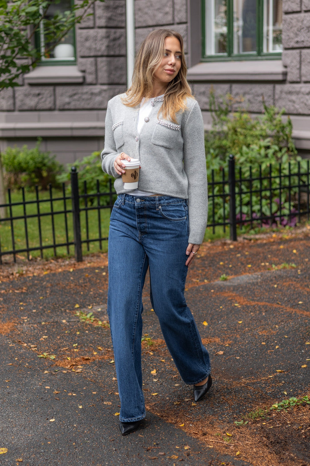 Garvi Cardigan Gris Chine | Genser | Smuk - Dameklær på nett