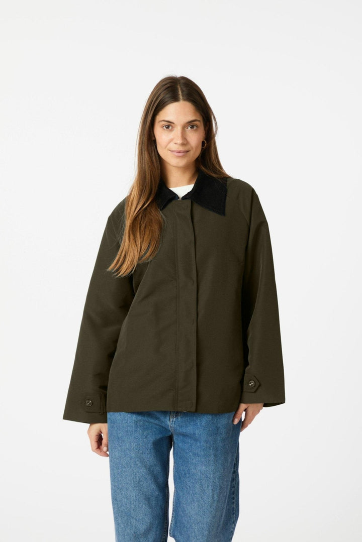 Gatbi Clean Jacket Dark Green | Yttertøy | Smuk - Dameklær på nett