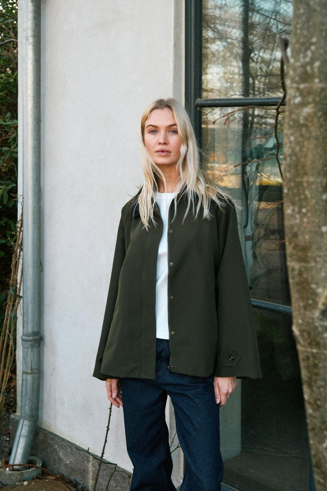 Gatbi Clean Jacket Dark Green | Yttertøy | Smuk - Dameklær på nett