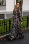 Georgette Gown Wild Flowers