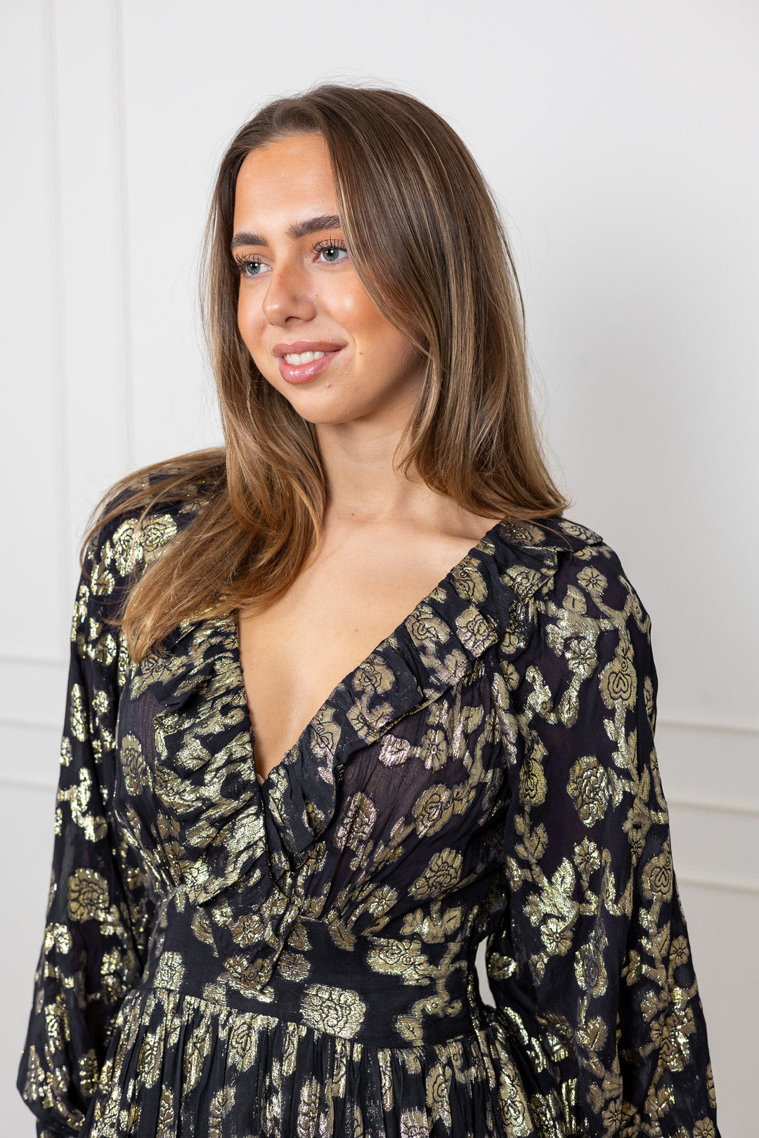 Georgette Mini Dress Anthracite | Kjoler | Smuk - Dameklær på nett