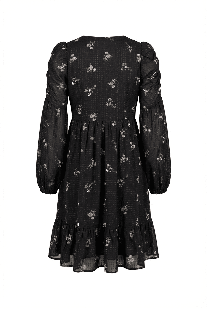 Georgette Mini Dress Flower Field | Kjoler | Smuk