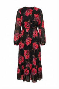 Georgette Relaxed Dress Evening Blush