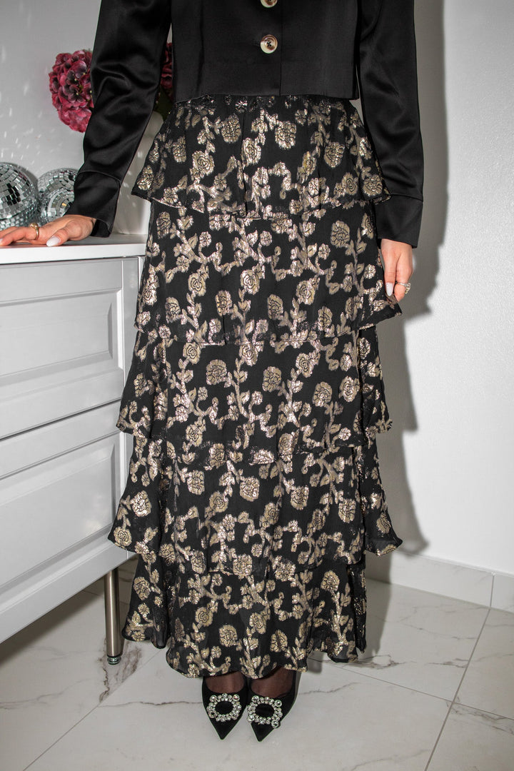 Georgette Skirt Anthracite | Skjørt | Smuk