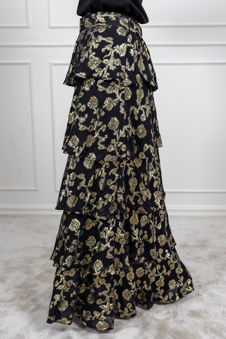 Georgette Skirt Anthracite | Skjørt | Smuk - Dameklær på nett