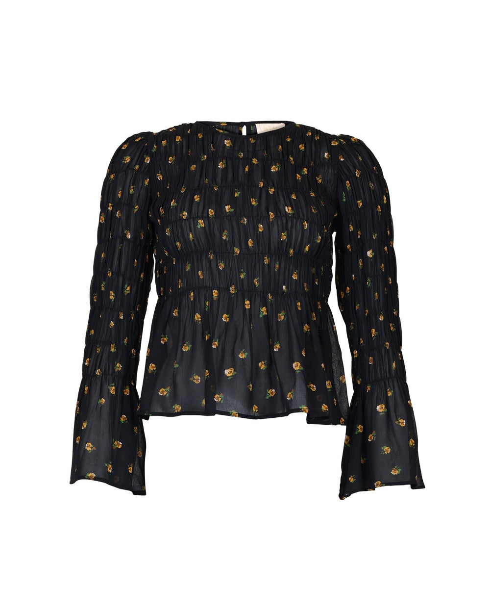 Georgette Smocking Top Flower Buds | Topper | Smuk
