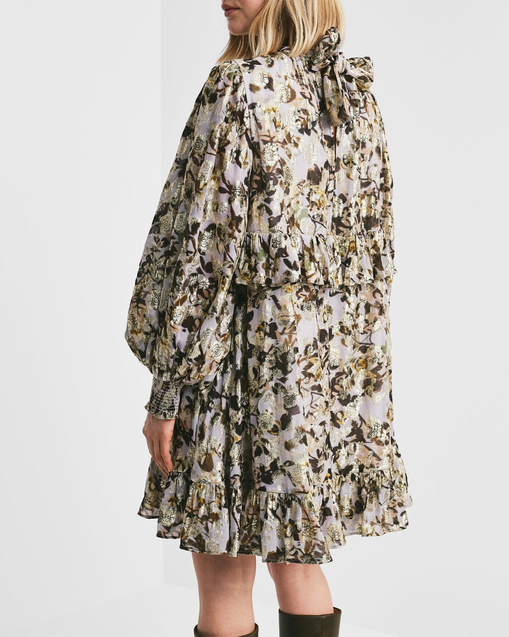 Georgette Tieband Dress October Field | Kjoler | Smuk - Dameklær på nett