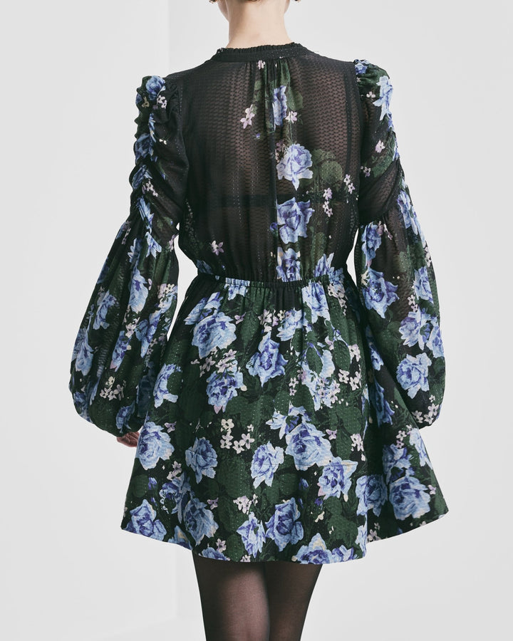 Georgette V - Neck Dress Amadora | Kjoler | Smuk - Dameklær på nett