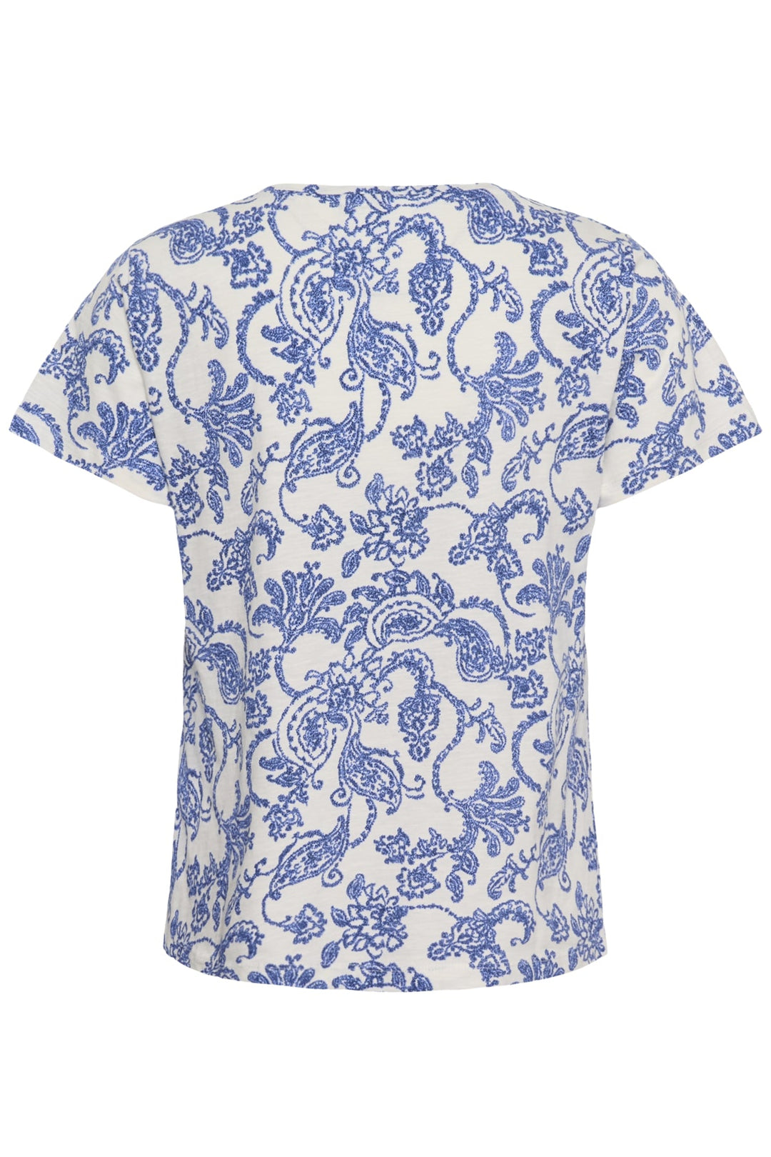 Gesinas T-Shirt Blue Dot Paisley Print | Topper | Smuk