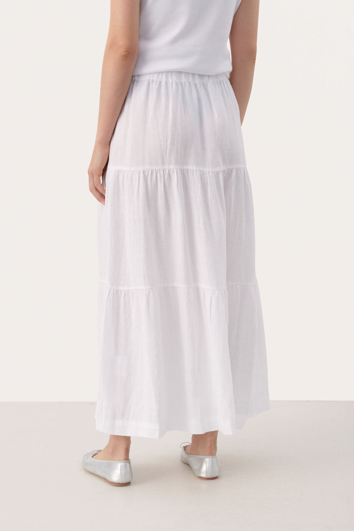 Getiapw Skirt Bright White | Skjørt | Smuk - Dameklær på nett